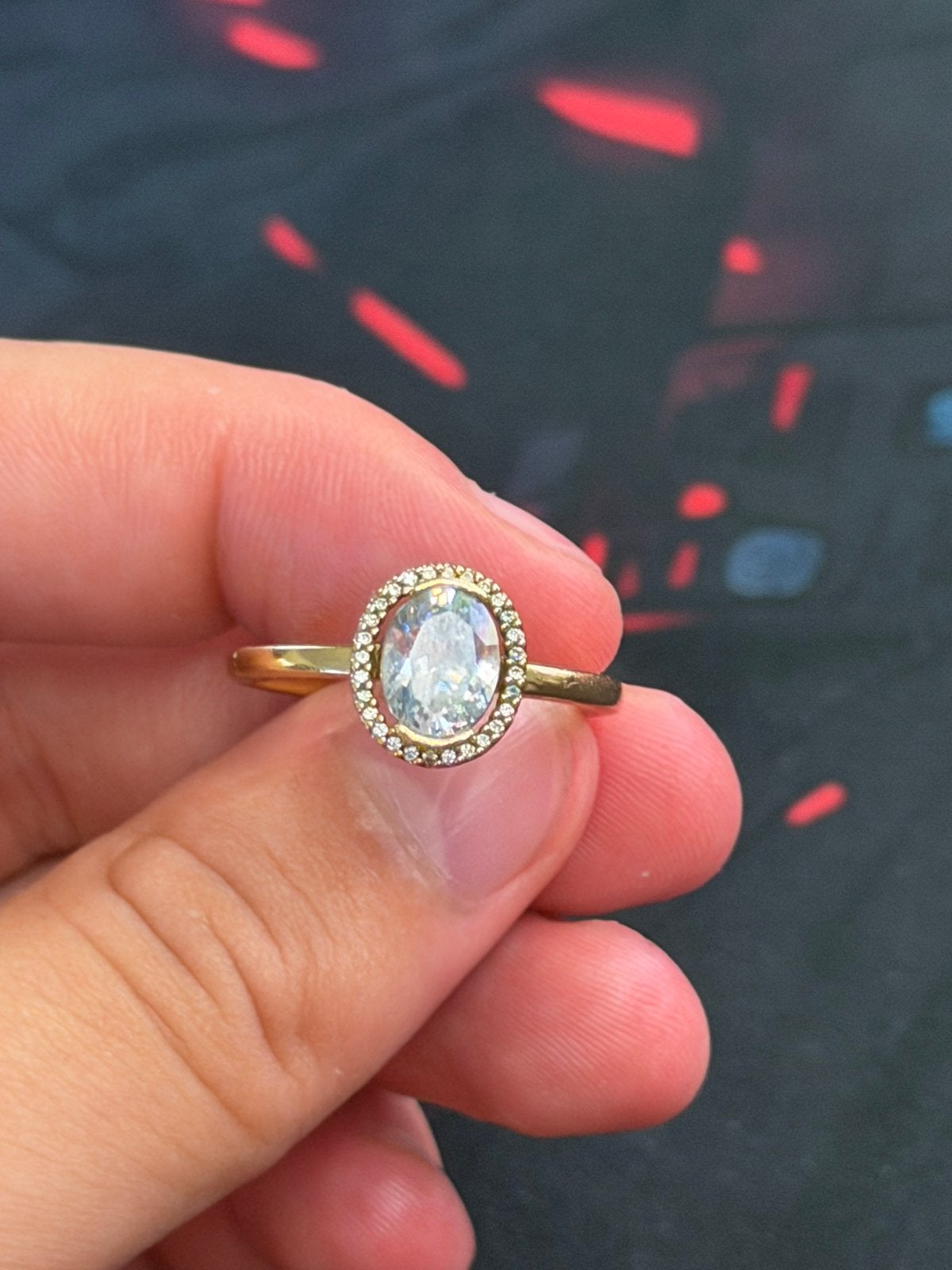 Pandora oval ring, Sieraden, Tassen en Uiterlijk, Piercings, Ophalen, Zo goed als nieuw, Zilver, Navelpiercing