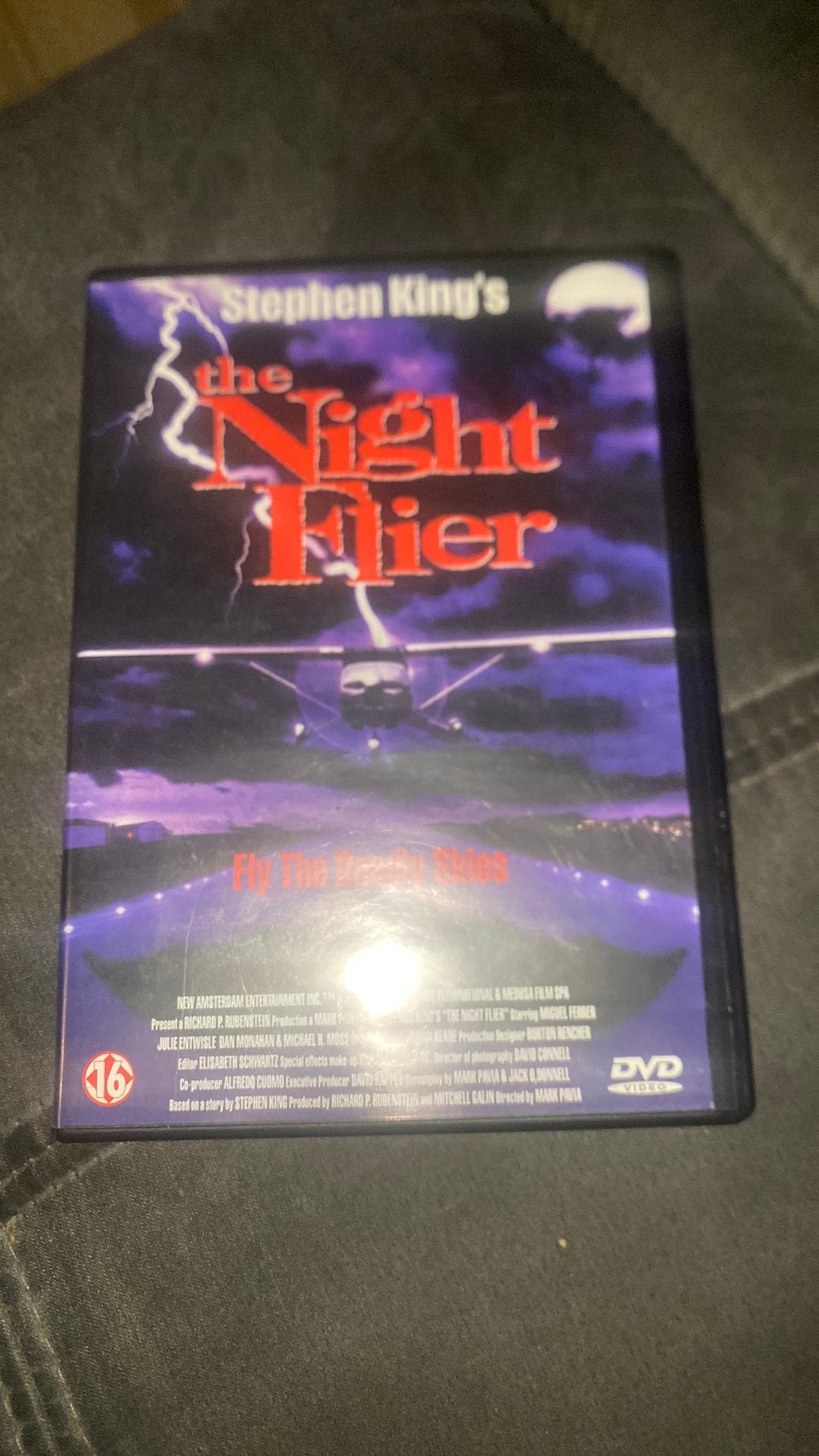 The Night Flier DVD horror film : Stephen Kings’s, Cd's en Dvd's, Dvd's | Horror, Vanaf 16 jaar, Ophalen, Zo goed als nieuw, Overige genres