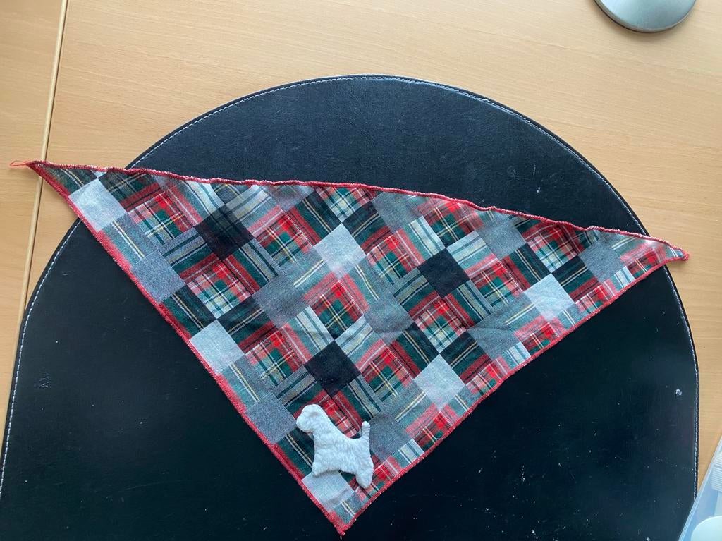 Leuk Honden Sjaaltje voor een West Highland White Terriër, Ophalen of Verzenden, Zo goed als nieuw
