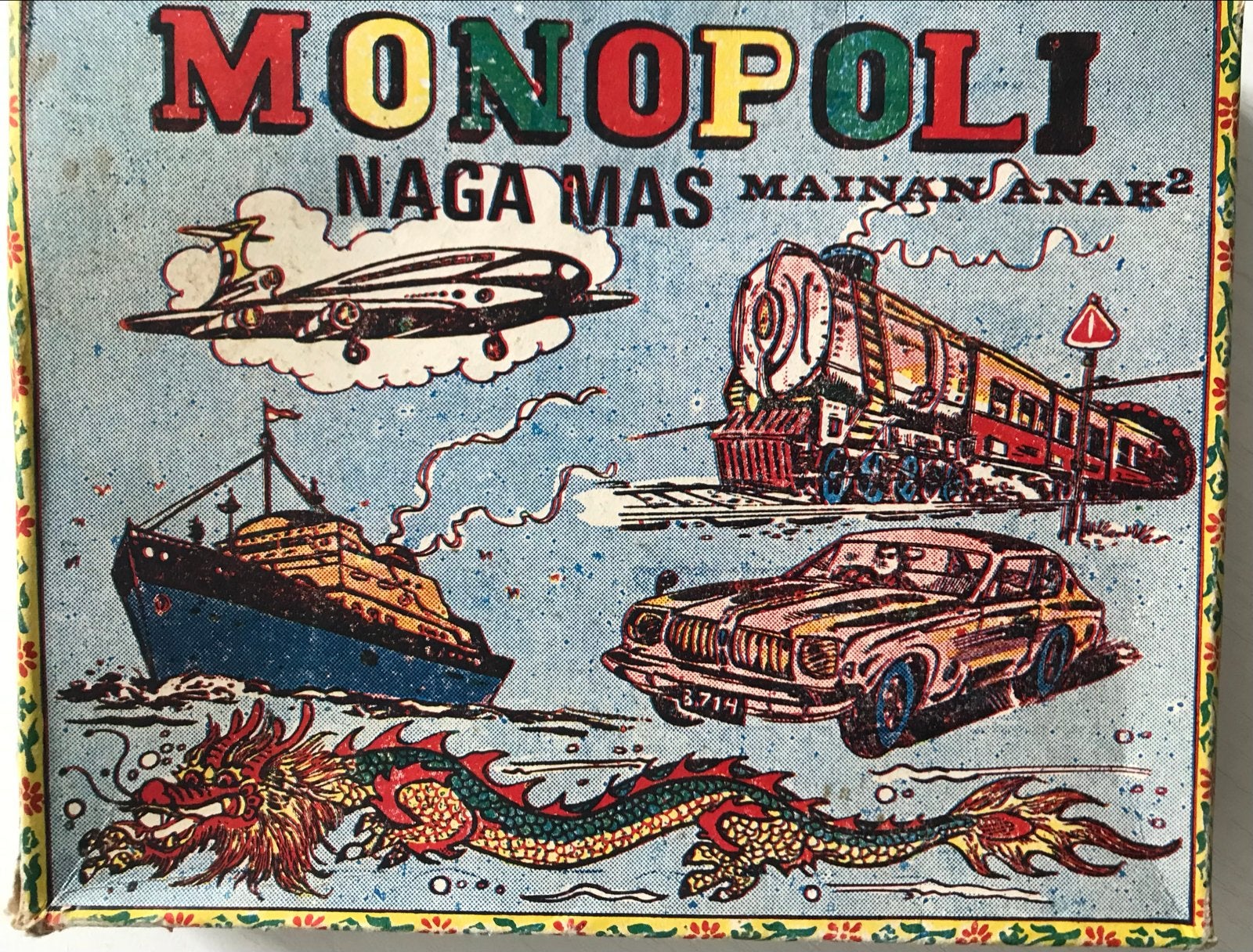 Monopoly Indonesië - Vintage Bordspel, Drie of vier spelers, Ophalen of Verzenden, Gebruikt