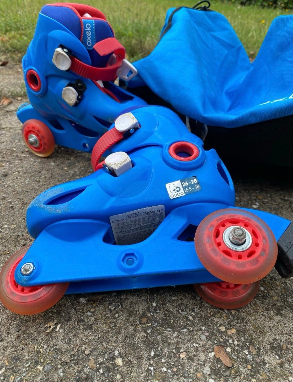 Oxelo inline skates voor kinderen, maat 26-28, Kinderen, Inline skates 4 wielen, Ophalen, Overige merken