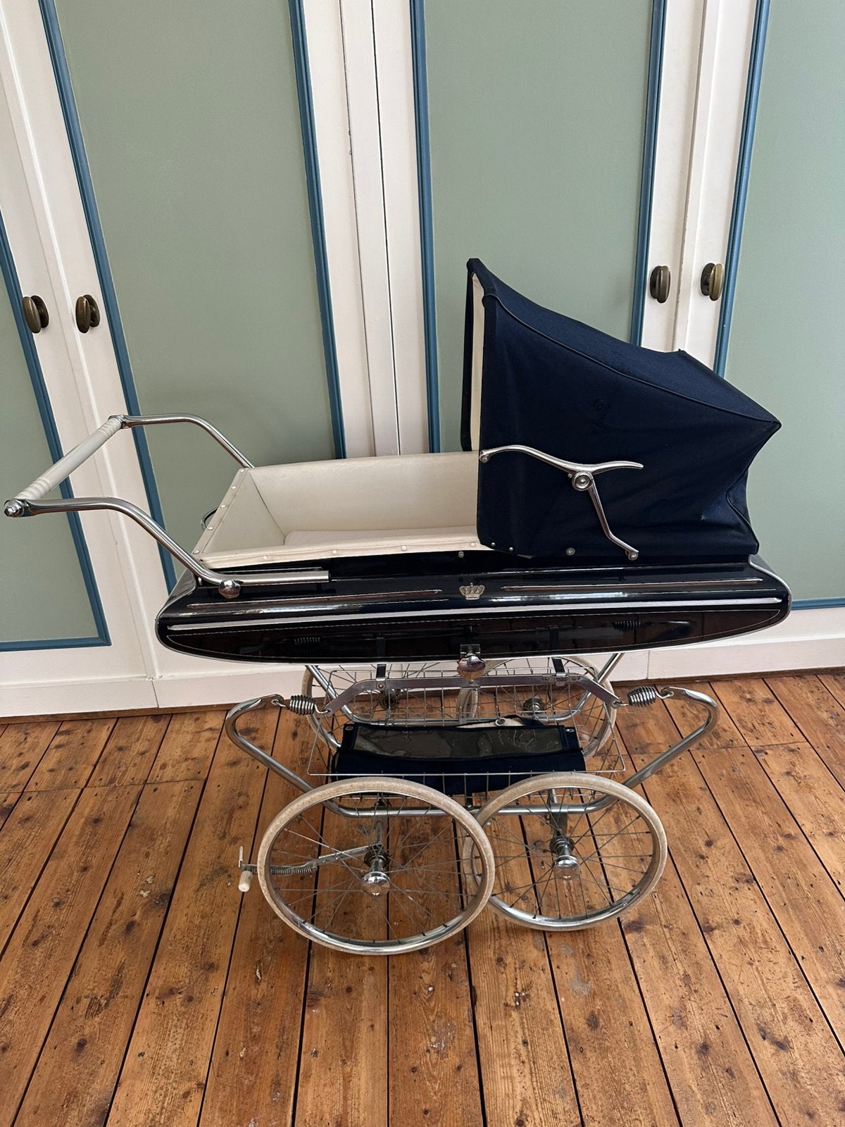 Vintage kinderwagen van het merk van Delft., Kinderen en Baby's, Kinderwagens en Combinaties, Ophalen, Gebruikt, Overige merken