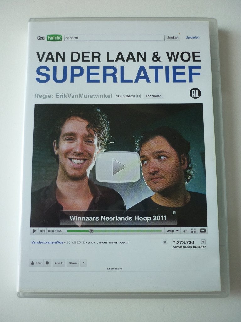 Van der Laan & Woe – Superlatief, Overige artiesten, Gebruikt, Alle leeftijden, Tv-programma of Sketches