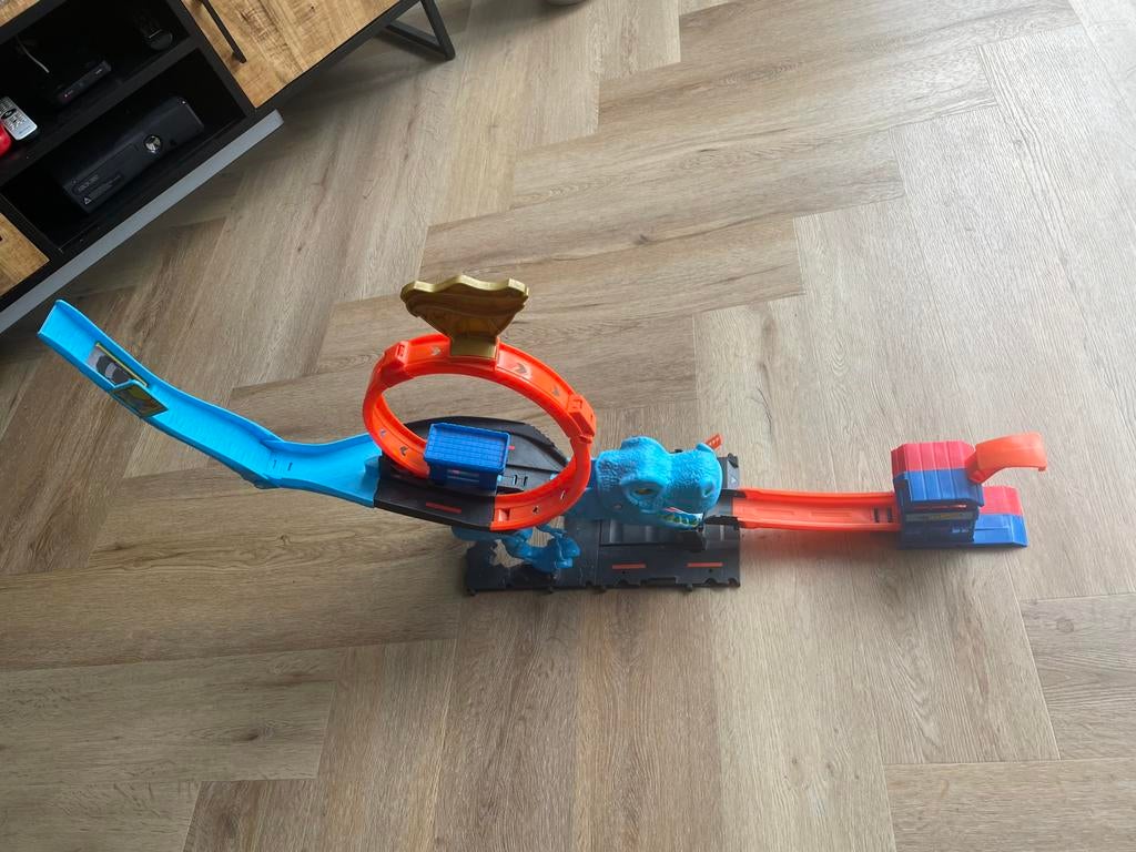Hot wheels HW City T-Rex Chomp Down, Ophalen, Racebaan, Nieuw, Hot Wheels