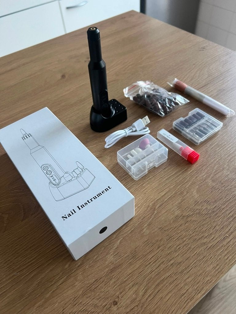 Draadloze elektrische nagelfrees – compleet en nieuw, Witgoed en Apparatuur, Persoonlijke-verzorgingsapparatuur, Verzenden, Nieuw