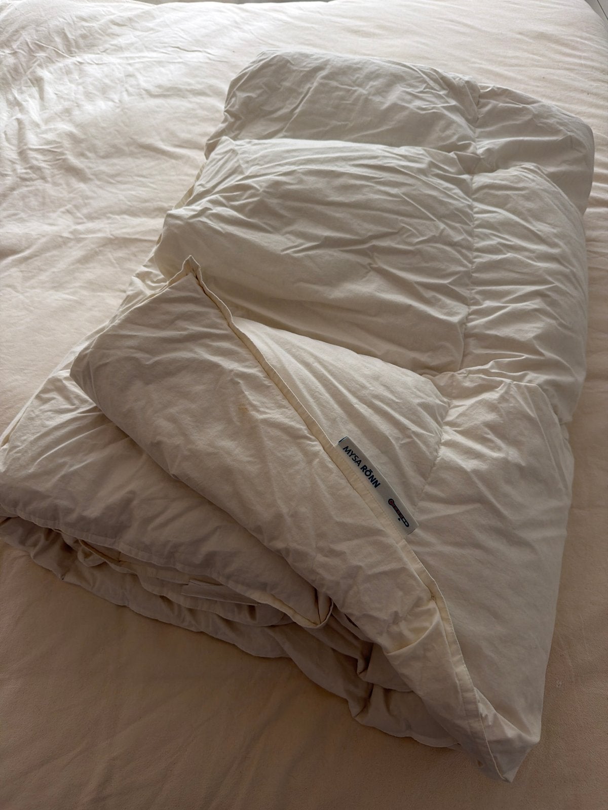 IKEA Mysa Rönn dekbed dons 200x200, Huis en Inrichting, Ophalen, Wit, Overige materialen, Tweepersoons