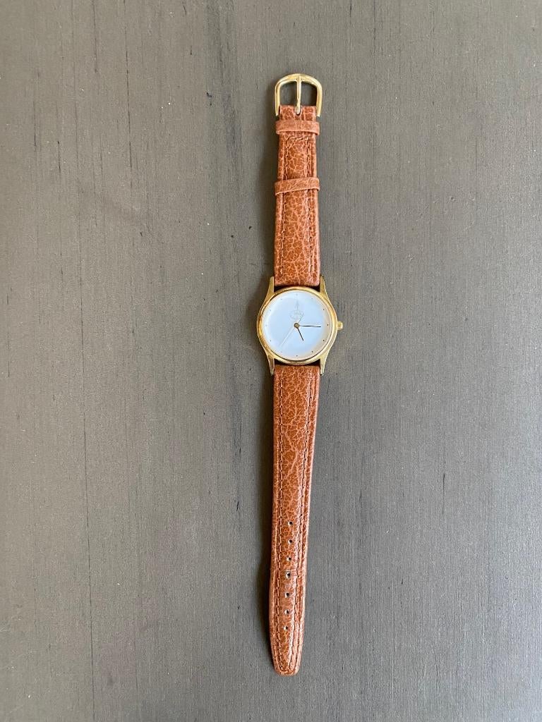 Rabobank dames horloge 20,-, Leer, Staal, Polshorloge, Nieuw