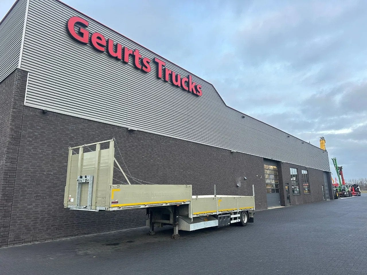 Ackermann SEMIE PS-F 10 SEMIE/LOWLAODER/TIEFLADER (bj 2017), Auto's, Vrachtwagens, Overige brandstoffen, Bedrijf, Aanhangers en Opleggers