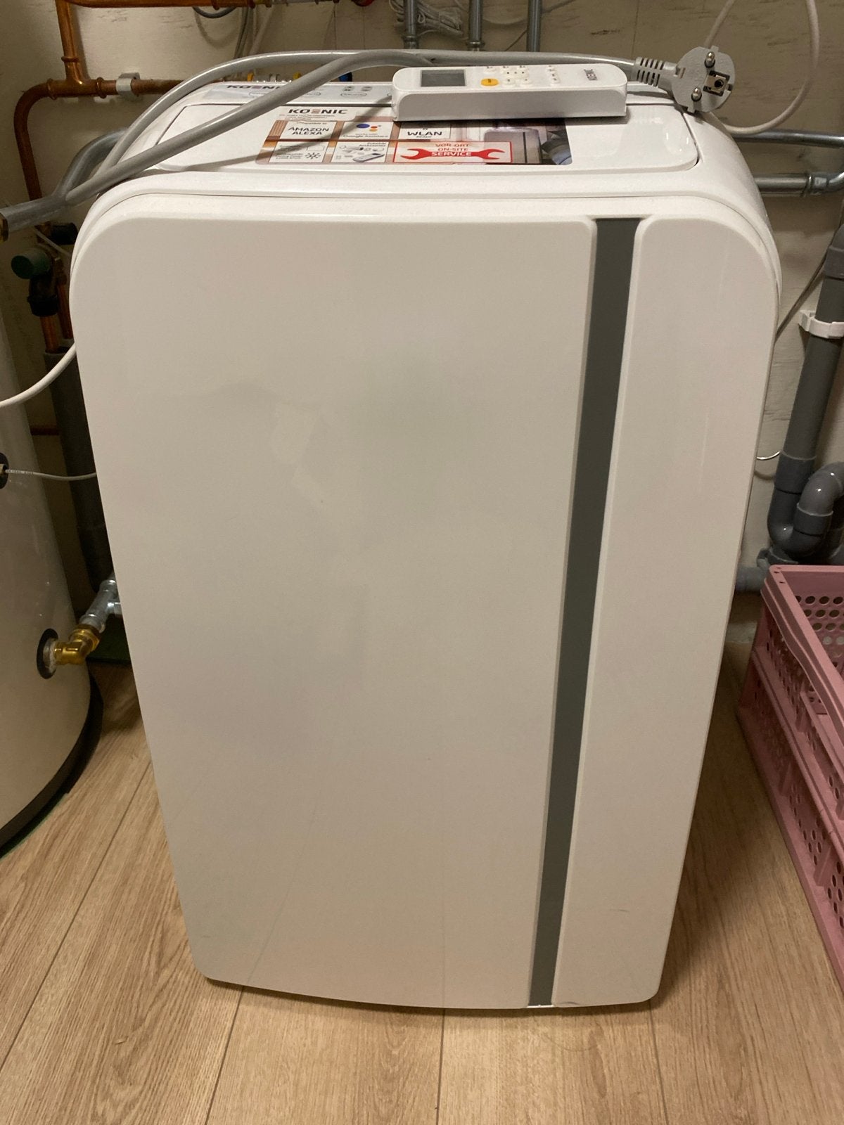 Koenic Mobiele Airco KAC 12020 WLAN, Ophalen, 3 snelheden of meer, Zo goed als nieuw, Koelen en Ontvochtigen