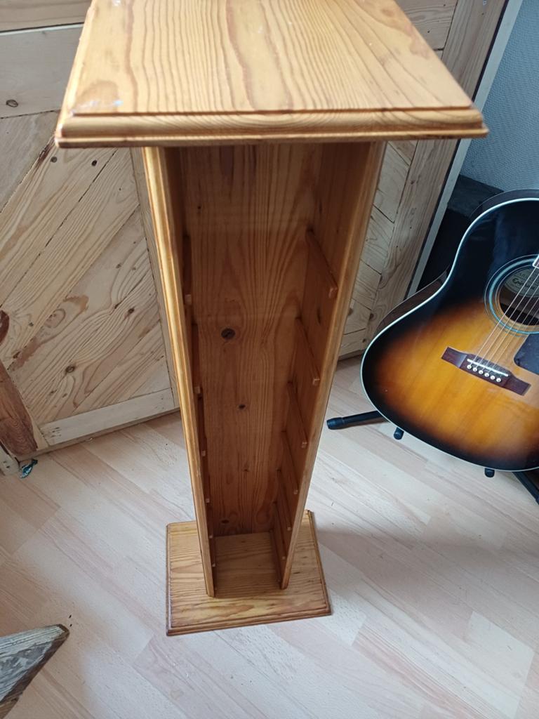 Houten CD rekje - Mooi en functioneel, Ophalen, Gebruikt, 75 tot 150 discs, Cd's