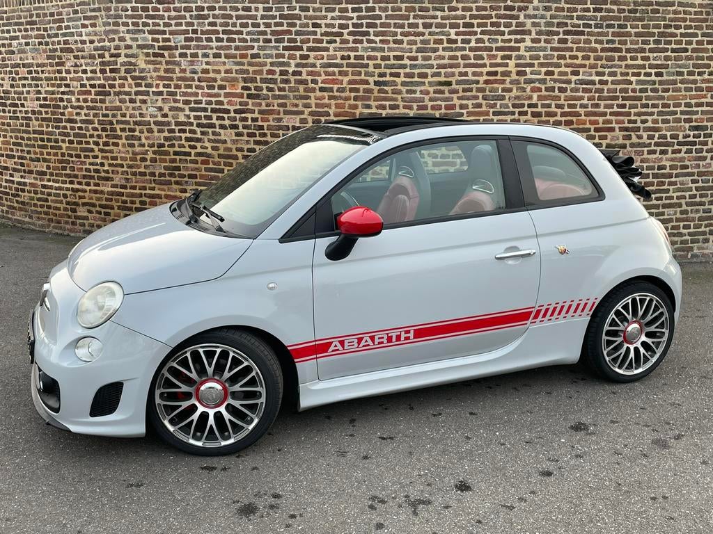 Fiat 500 C Abarth 1.4 135pk | nieuwe riem+apk | z.g. Onderh, Auto's, Fiat, Voorwielaandrijving, 40 €/maand, 4 cilinders, Cabriolet