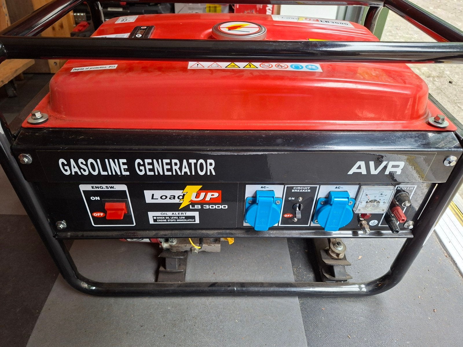 Load UP LB 3000 Benzine Generator 6.5 PK, Ophalen, Gebruikt