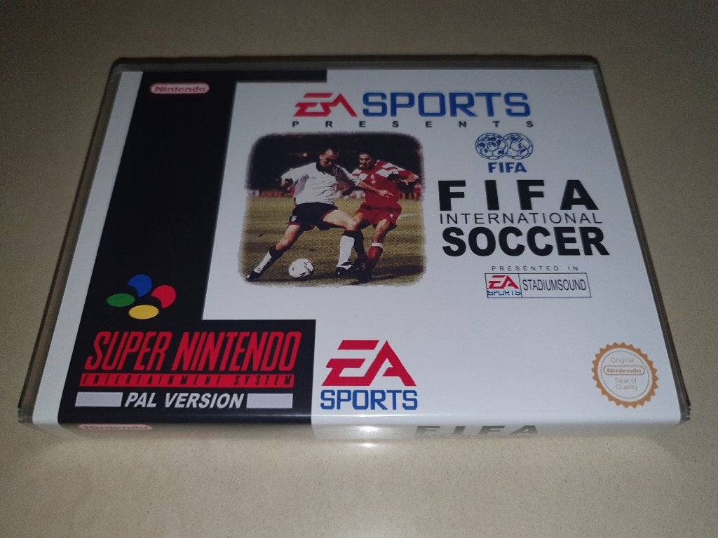 Fifa International Soccer SNES Game Case, Verzenden, 1 speler, Zo goed als nieuw, Vanaf 3 jaar