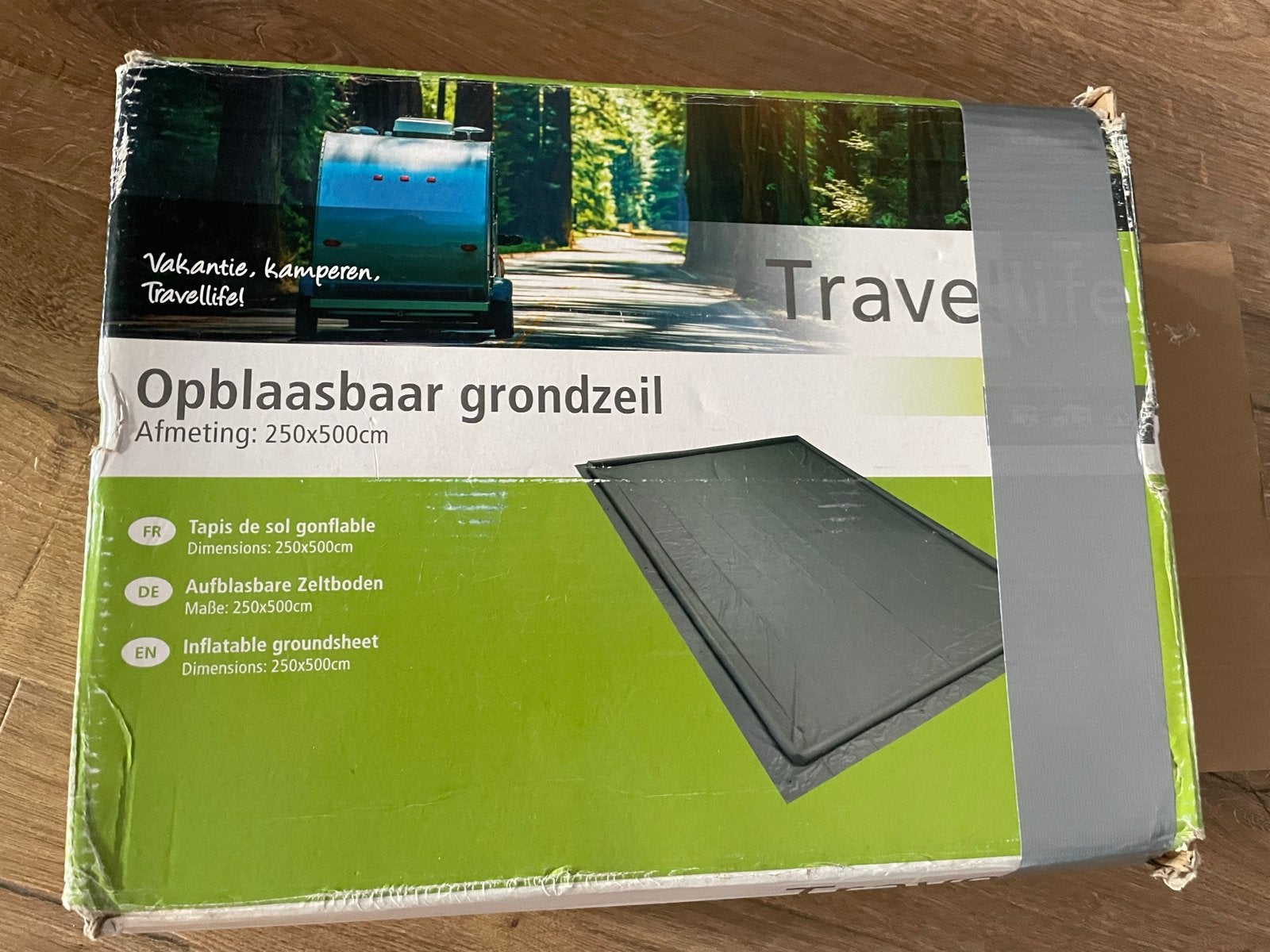 Travelife Opblaasbaar Grondzeil 250x500cm, Ophalen of Verzenden, Gebruikt