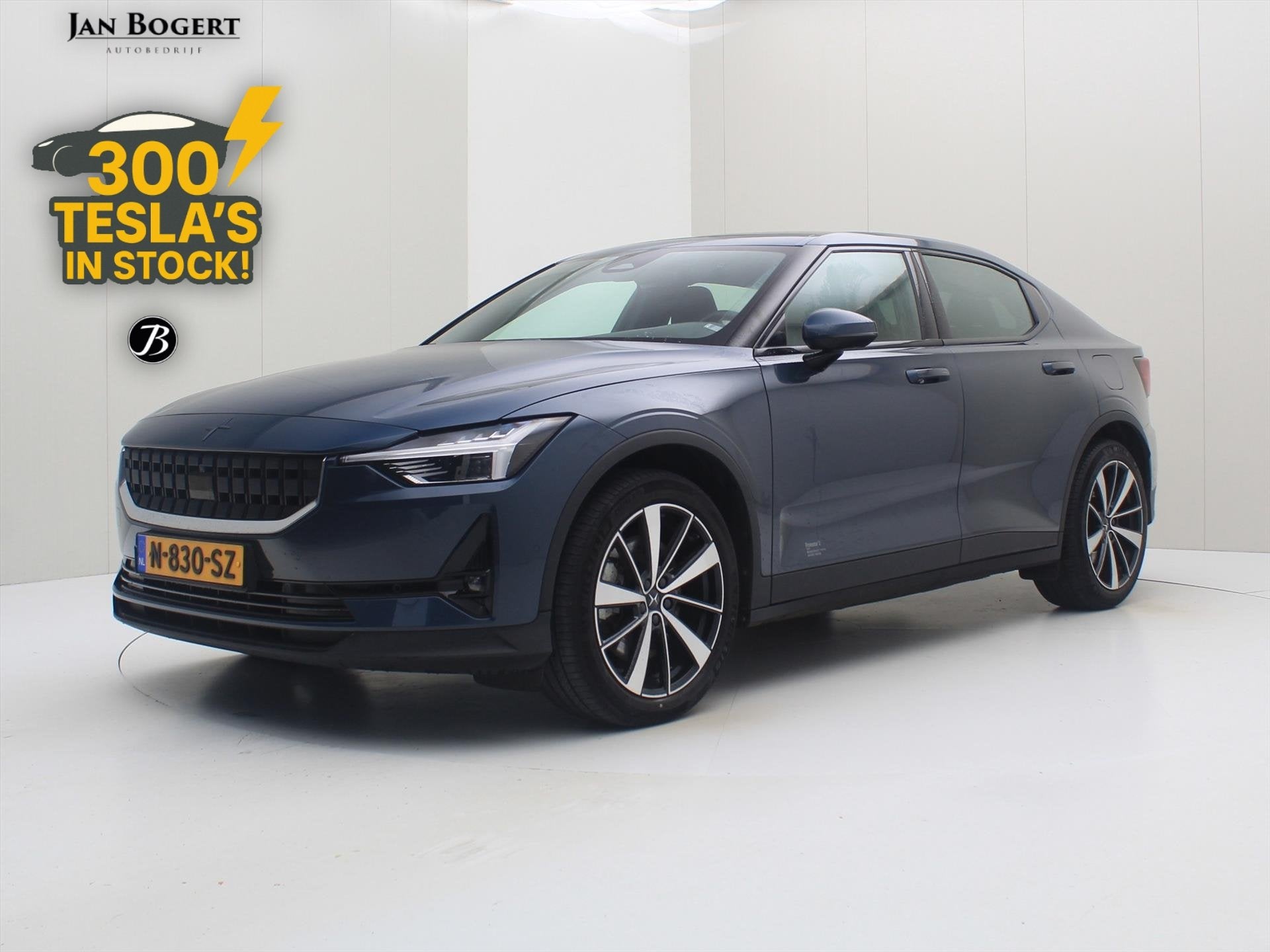 Polestar 2 Standard Range Single Motor 224PK 95.7% SoH [ TRE, Auto's, Polestar 2, Stof, Zwart, Blauw