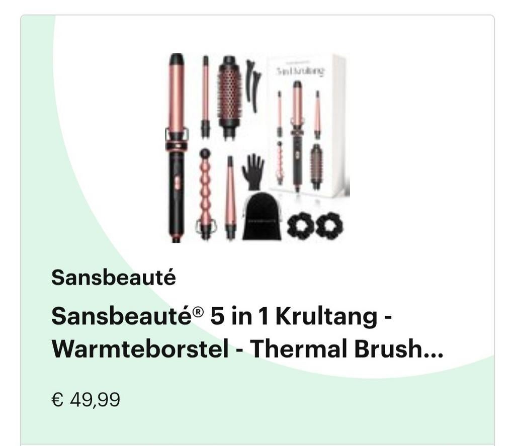 Warmteborstel, 33 - 40 uur, Vanaf 10 jaar, Overige vormen