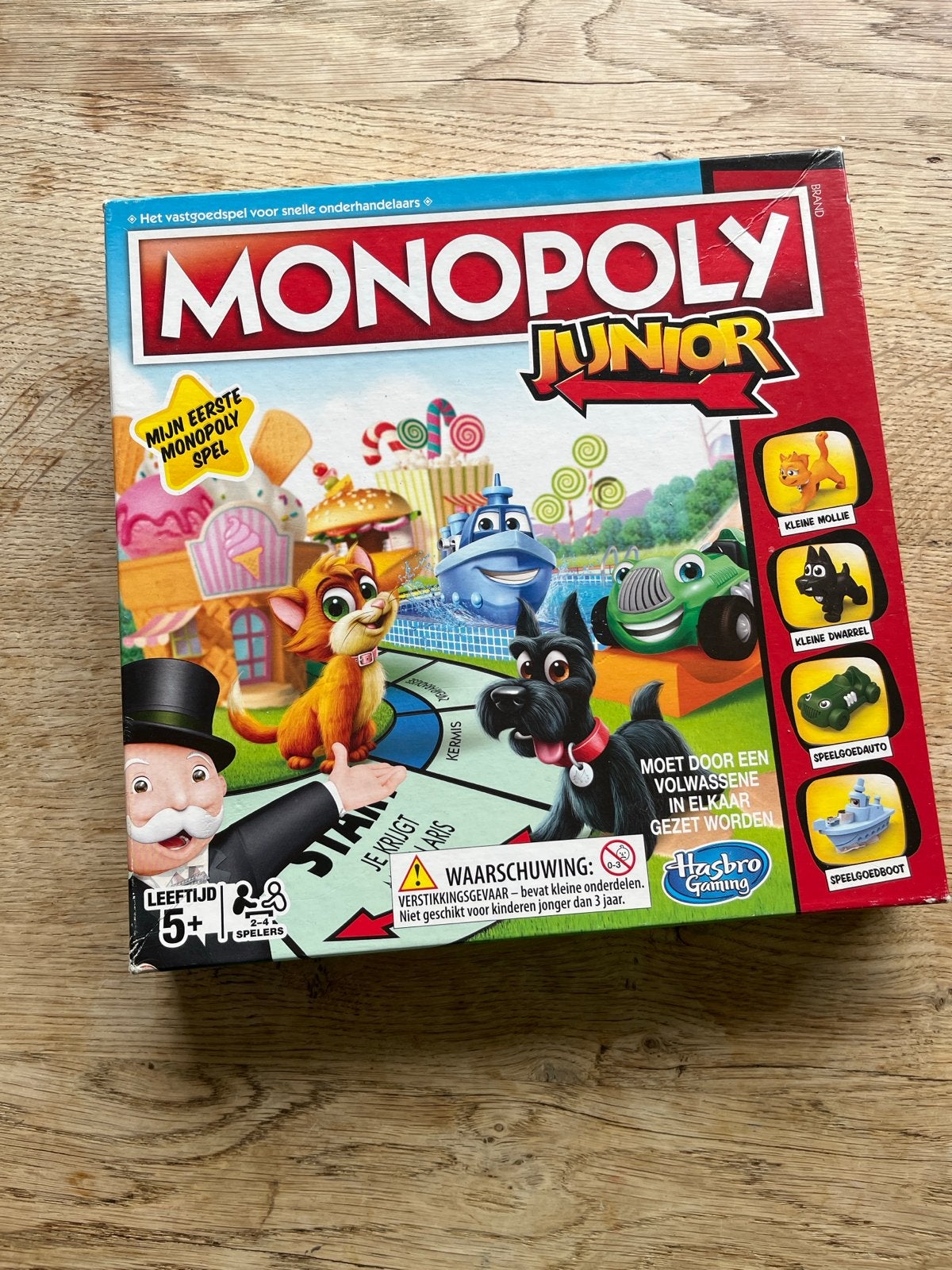 Monopoly Junior - Mijn Eerste Monopoly Spel, Drie of vier spelers, Ophalen of Verzenden, Zo goed als nieuw