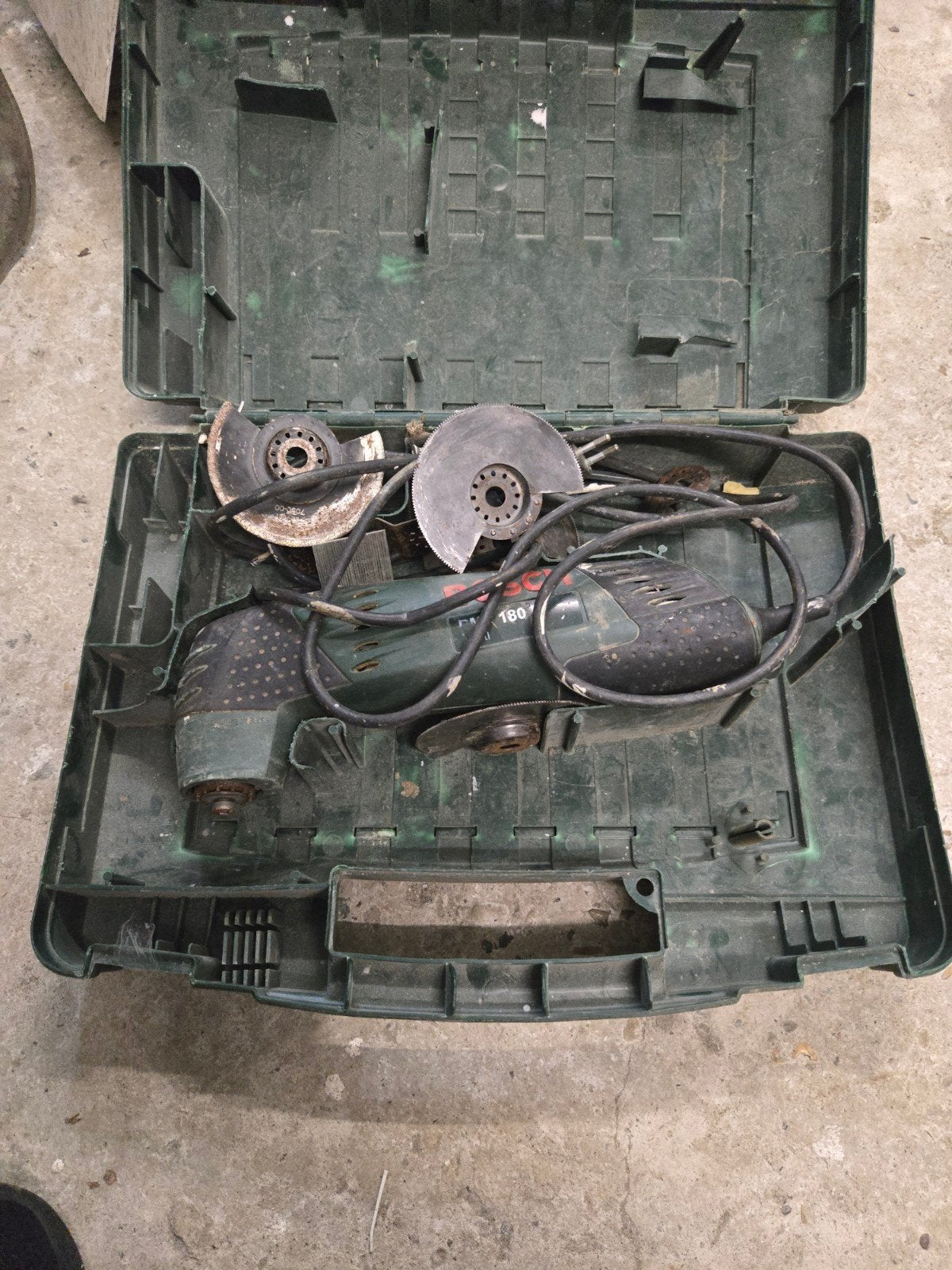 Bosch Multitool met accessoires in koffer, Ophalen, Gebruikt