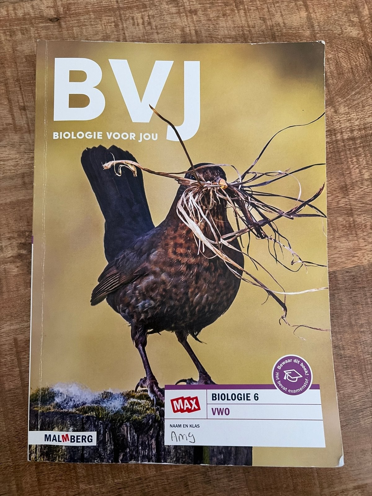 BVJ Biologie voor jou VWO 6 - Malmberg, Boeken, Ophalen of Verzenden, Beta, Zo goed als nieuw, Overige niveaus