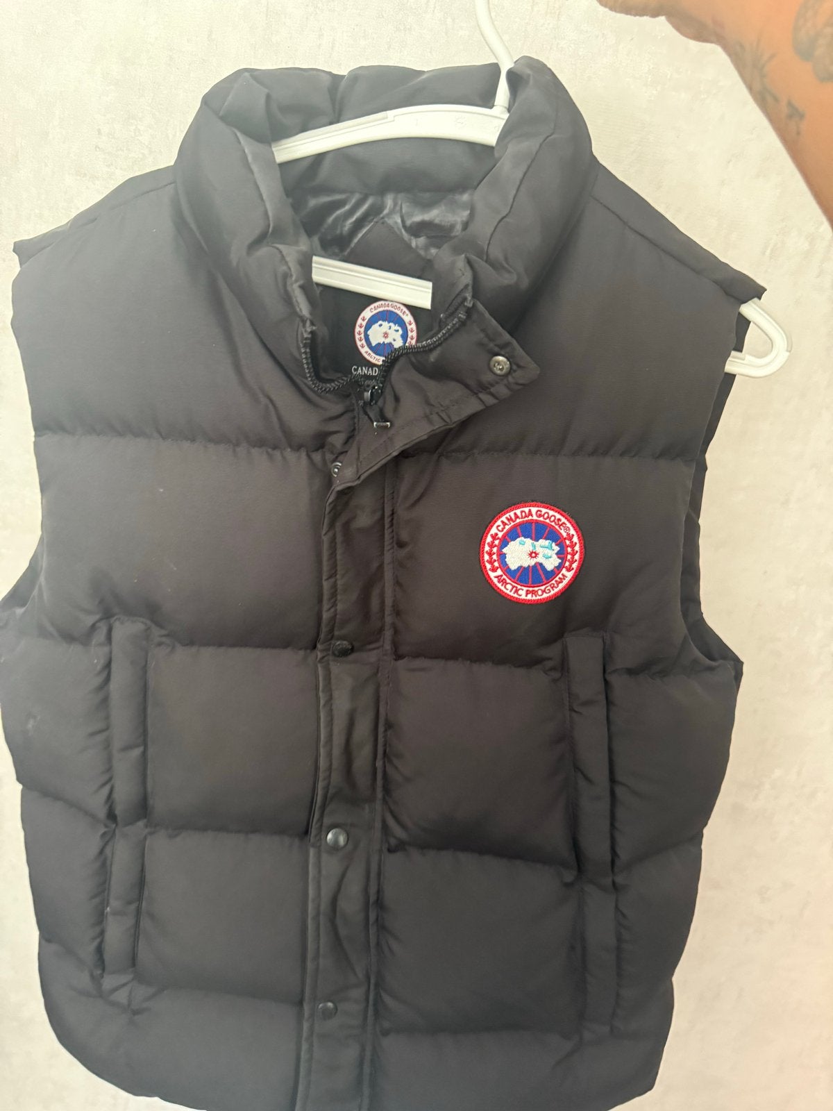 Canada Goose Bodywarmer Zwart Maat M, Ophalen of Verzenden, Zo goed als nieuw, Maat 48/50 (M), Zwart