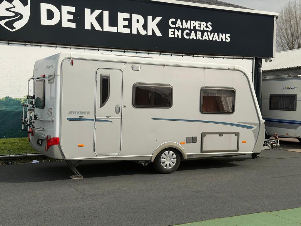 Eriba NOVA 435 GL (bj 2008), Caravans en Kamperen, Tot en met 2, Bedrijf, Info@deklerkcaravans.nl, 6 tot 7 meter