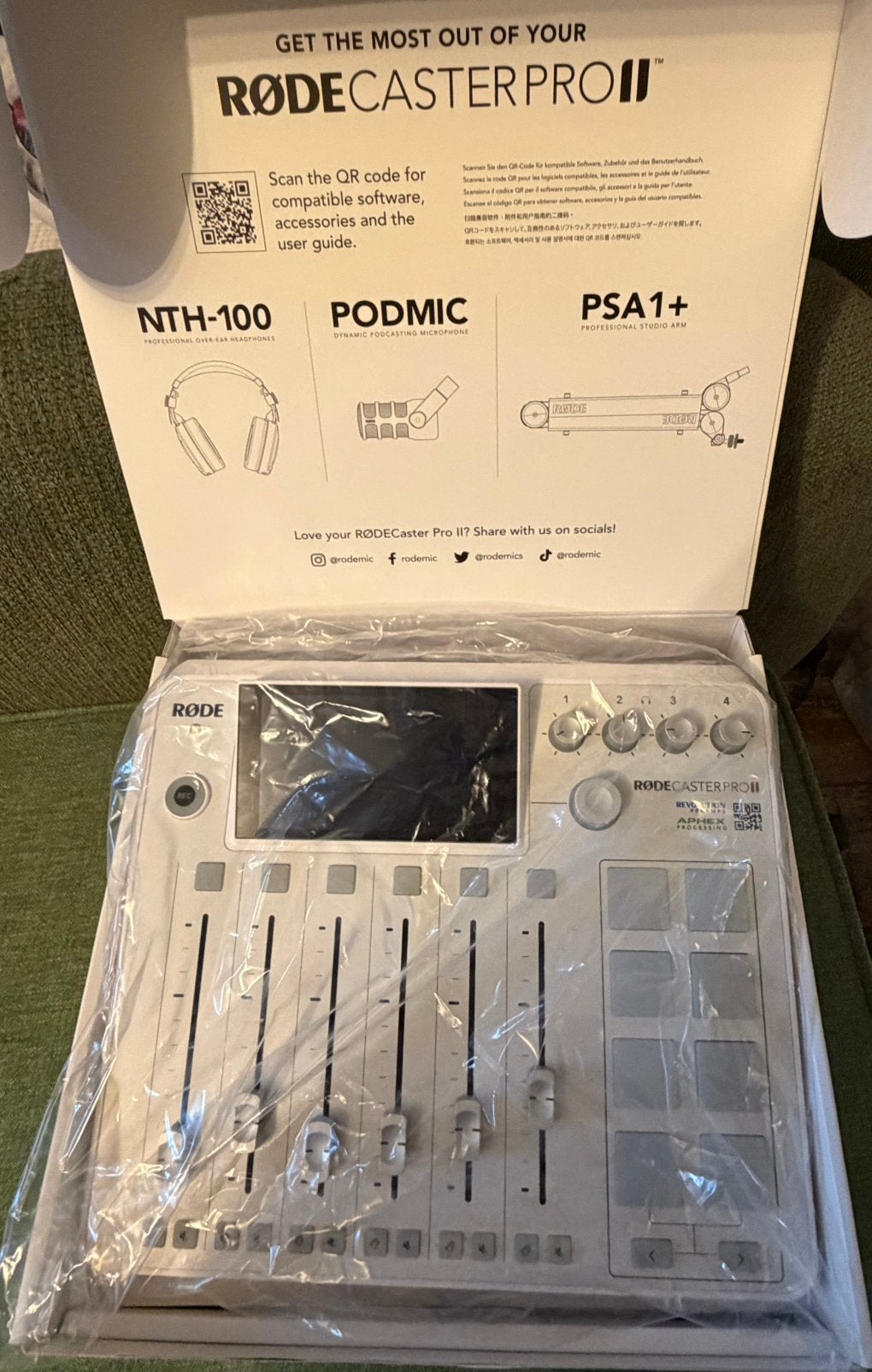 Rode Rodecaster Pro 2, ZGAN, Ophalen of Verzenden, Zo goed als nieuw, Overige merken