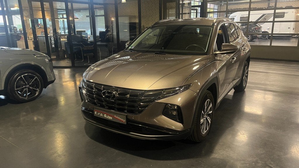Hyundai TUCSON 1.6 T-GDI Hybride 1650 Kg trekhaak gewicht 23, Automaat, Gebruikt, Huisgarantie, 4 cilinders
