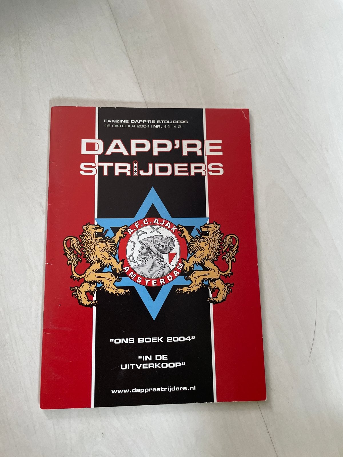 Dapp're Strijders Fanzine - Ajax - Nr. 11 (2004), Ophalen of Verzenden, Gelezen, Overige typen