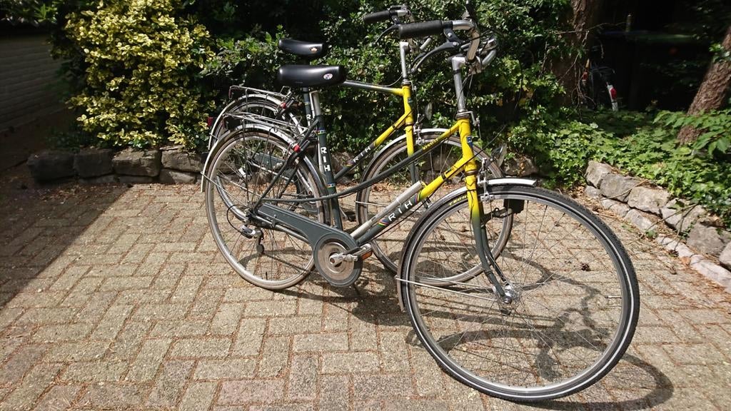 2x RIH Renault fietsen, heren en dames, 6 versnellingen, Fietsen en Brommers, Fietsen | Dames | Damesfietsen, Zo goed als nieuw