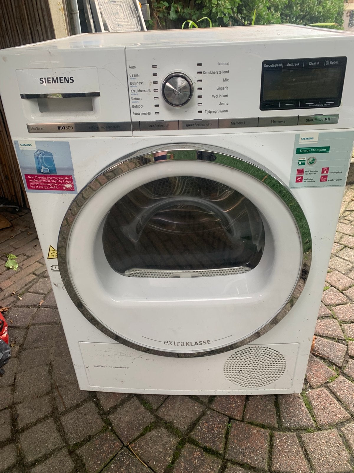 Siemens iq800 warmtepomp droger defect, Ophalen, 6 tot 8 kg, Overige typen, Zo goed als nieuw