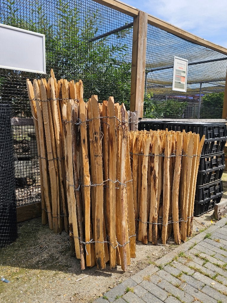 Kastanjehouten hekwerk | Sierlijk en duurzaam, Ophalen of Verzenden, Nieuw, Hout, Sierhekwerk