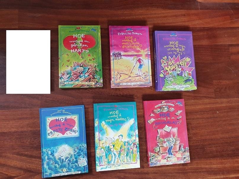9 x HOE  OVERLEEF  IK  van  Francine Oomen  , Ophalen of Verzenden, Zo goed als nieuw