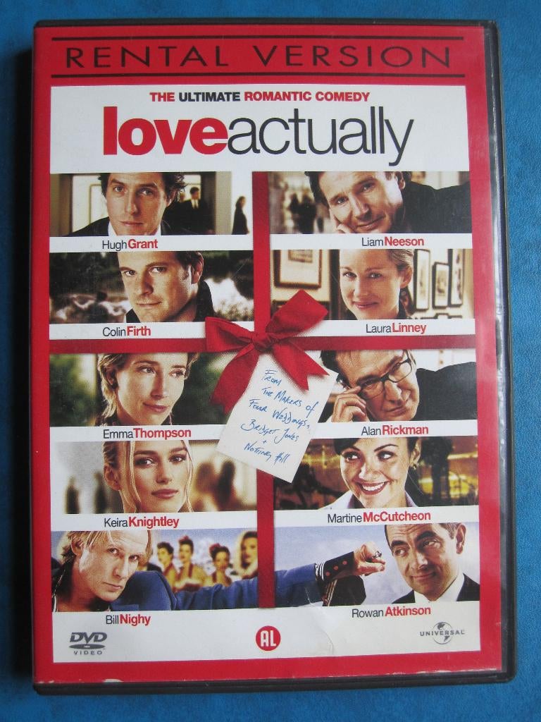 Love Actually (2003), Alle leeftijden, Ophalen of Verzenden, Zo goed als nieuw, Romantische komedie