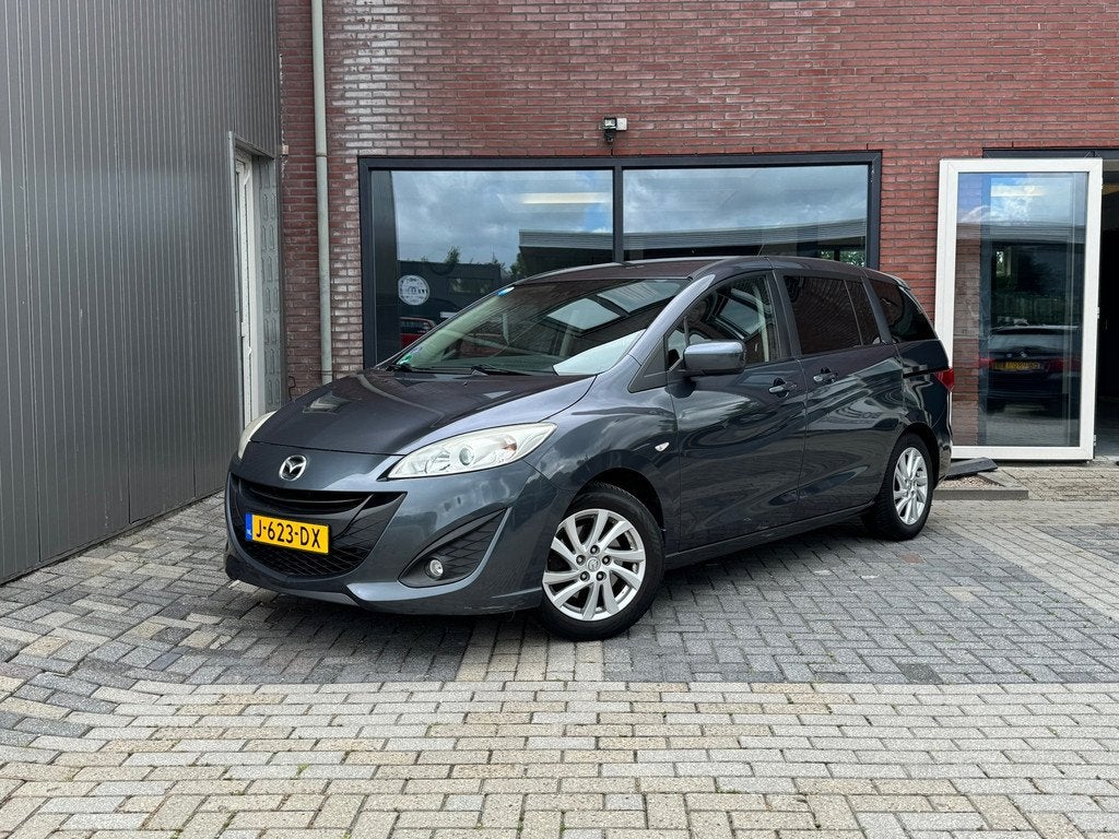 Mazda 5 2.0 TS+ | 7 persoons | Trekhaak | Stoelverwarming |, Voorwielaandrijving, Euro 5, Stof, Gebruikt