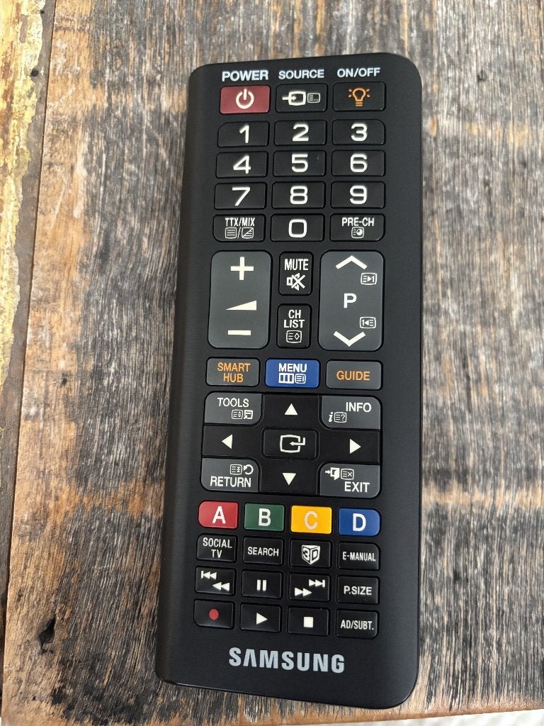 Samsung RMC-QTD1AP2/XC – 2-in-1 remote with QWERTY keyboard, Tv, Ophalen of Verzenden, Zo goed als nieuw, Origineel