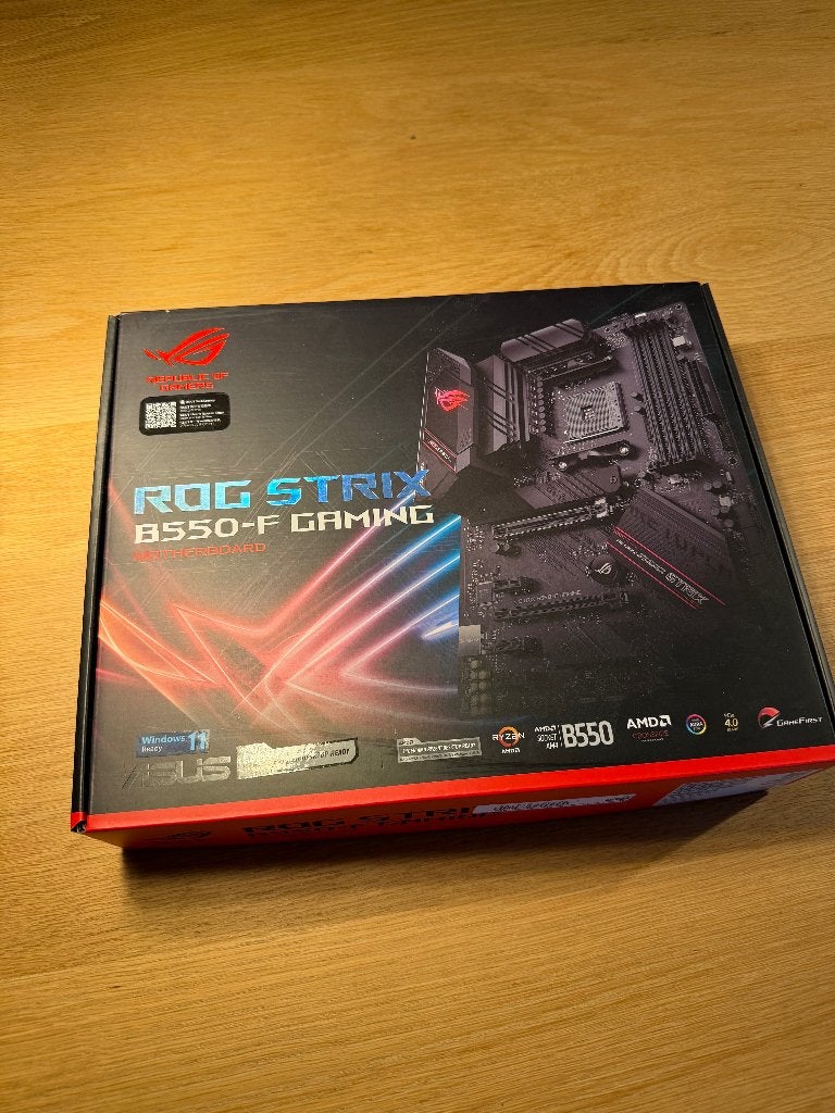 Asus ROG STRIX B550-F Gaming moederbord, Computers en Software, DDR4, Ophalen of Verzenden, Zo goed als nieuw, Socket AM4