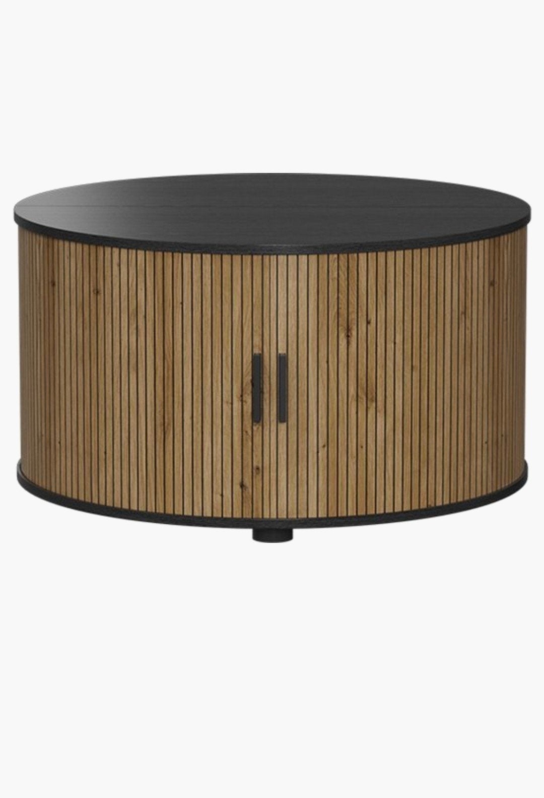 Nieuwe Salontafel Selva: Rond, MDF, 80x80x45 cm met opbergru, Ophalen, 50 tot 100 cm, Rond, Nieuw