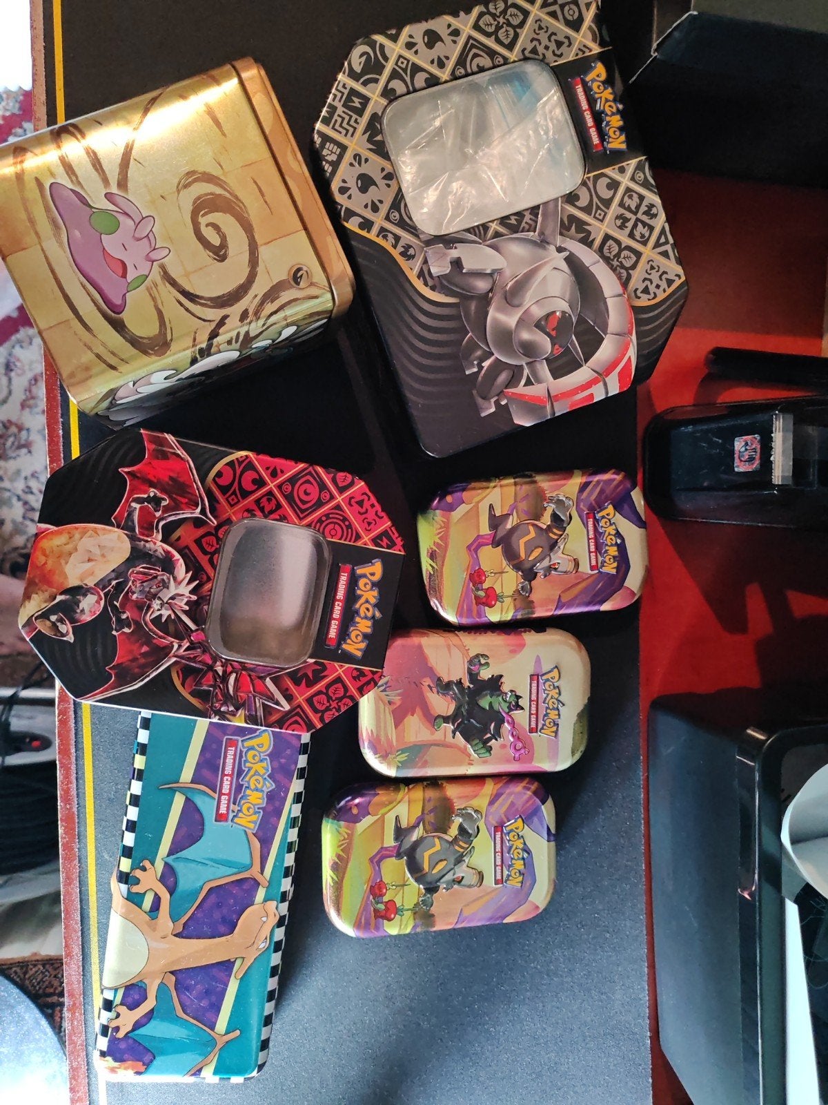 Diverse Pokémon TCG Lege Tins - Ideaal voor verzamelaars, Ophalen, Gebruikt