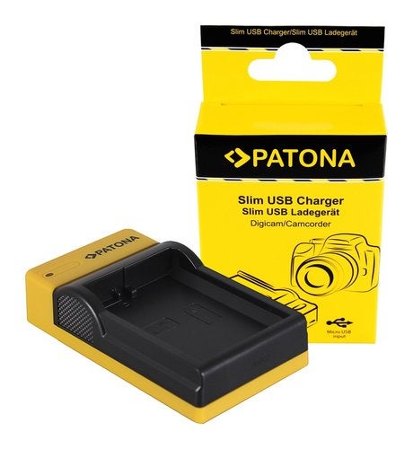 Slim USB charger with USB-C input Nikon CoolPix P7000 P71, Verzenden, Nieuw