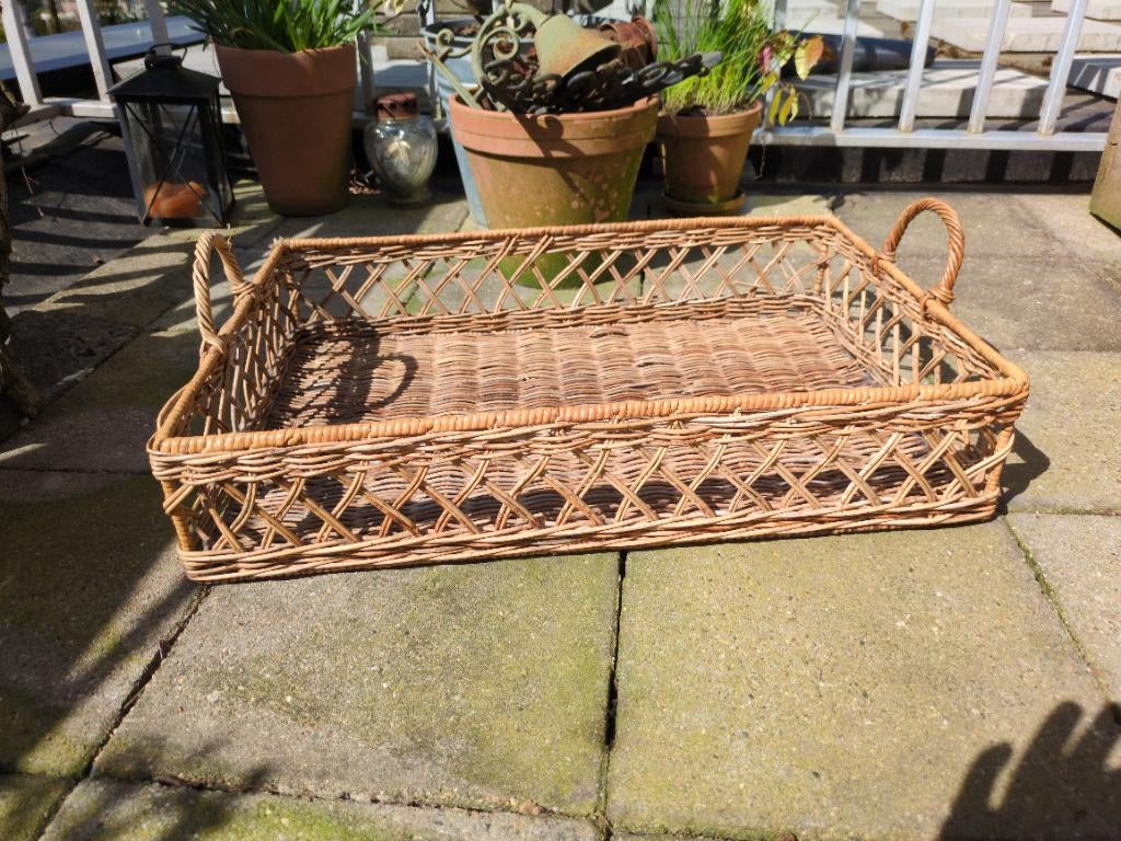 Riviera Maison mand, Ophalen, Gebruikt, Mand, Riet