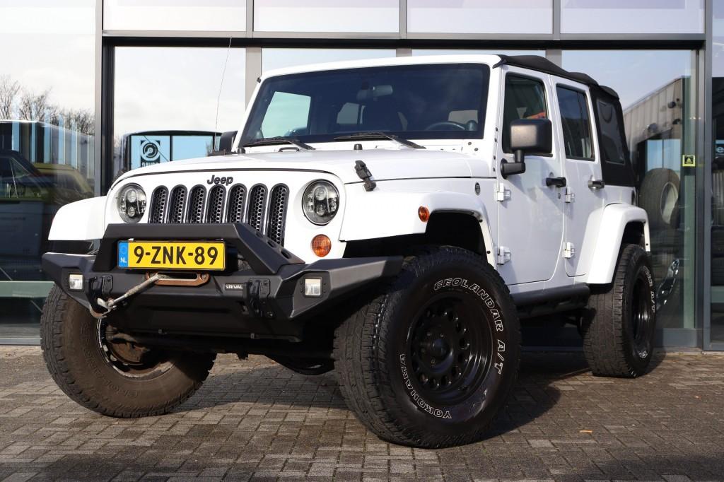 Jeep WRANGLER 3.8i V6 Aut. Sahara 4 drs JK 4x4 / LED / SOFTT, Auto's, Jeep, Bedrijf, Wrangler, 4x4, ABS, Airbags, Airconditioning