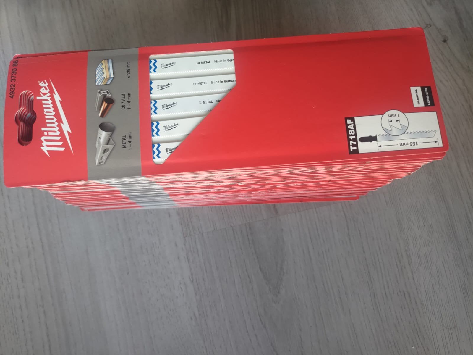 Milwaukee T718AF Reciprozaagbladen vor metaal (17€ per stuk), Doe-het-zelf en Verbouw, Ophalen of Verzenden, Nieuw, Reciprozaag