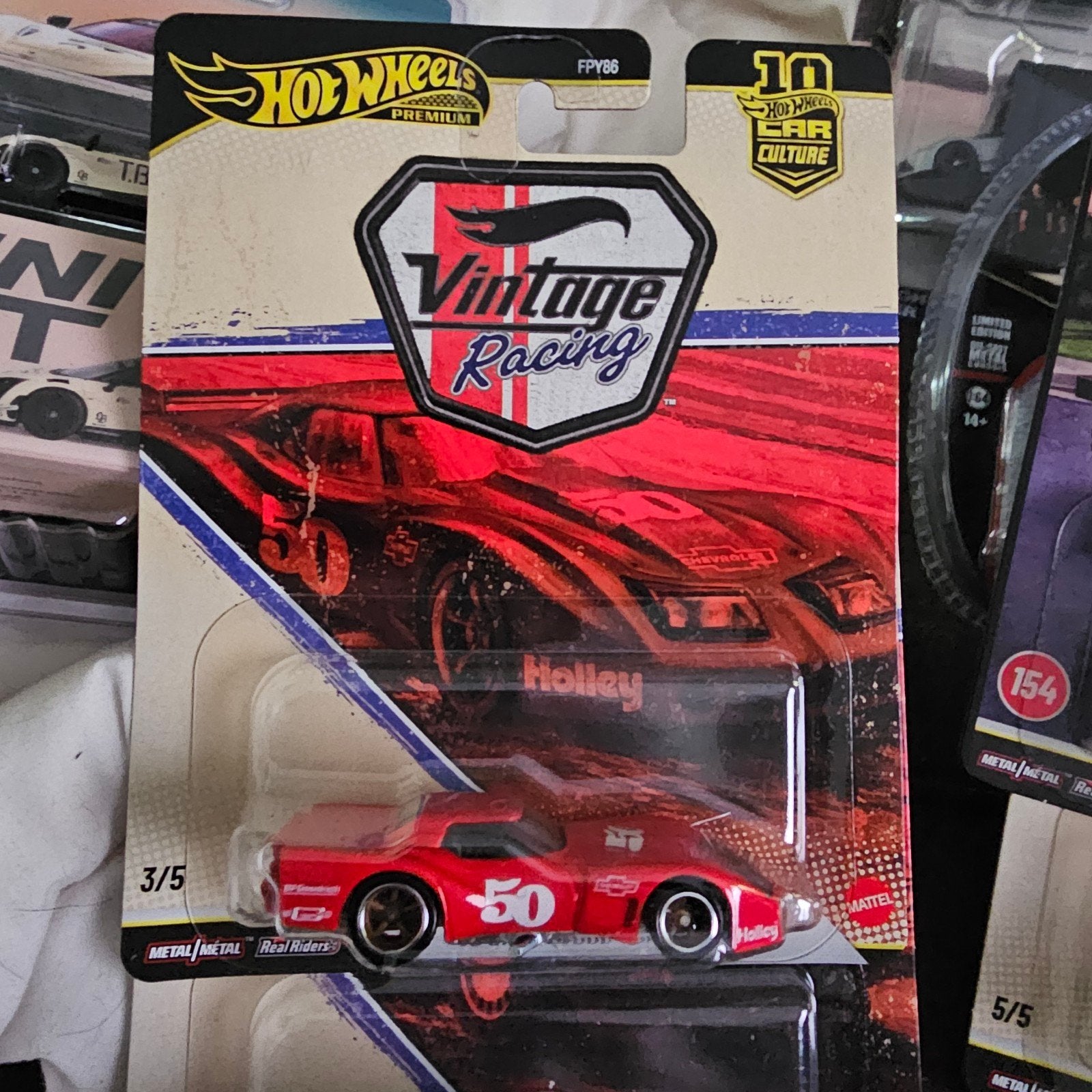 Hot Wheels Premium '76 Greenwood Corvette Vintage Racing, Ophalen of Verzenden, Matel, Onbekend, Onbekend