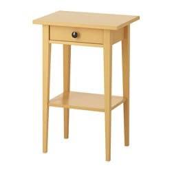 2x IKEA Hemnes bedside tables - yellow, Ophalen, Zo goed als nieuw, Minder dan 45 cm