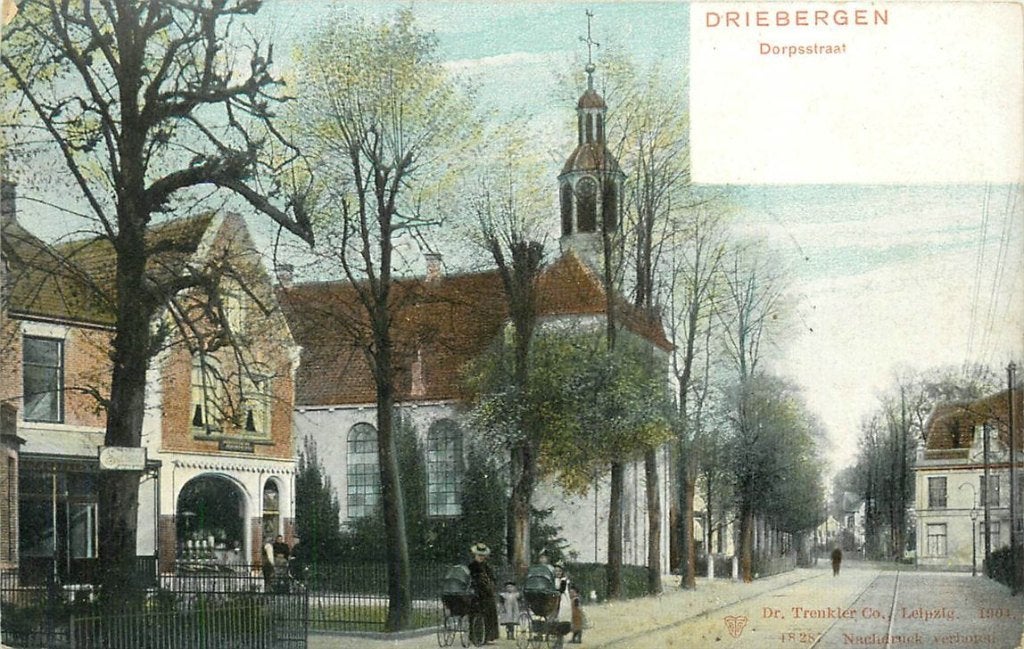 378-351-013 Driebergen Dorpsstraat, Ophalen of Verzenden, Voor 1920, Utrecht