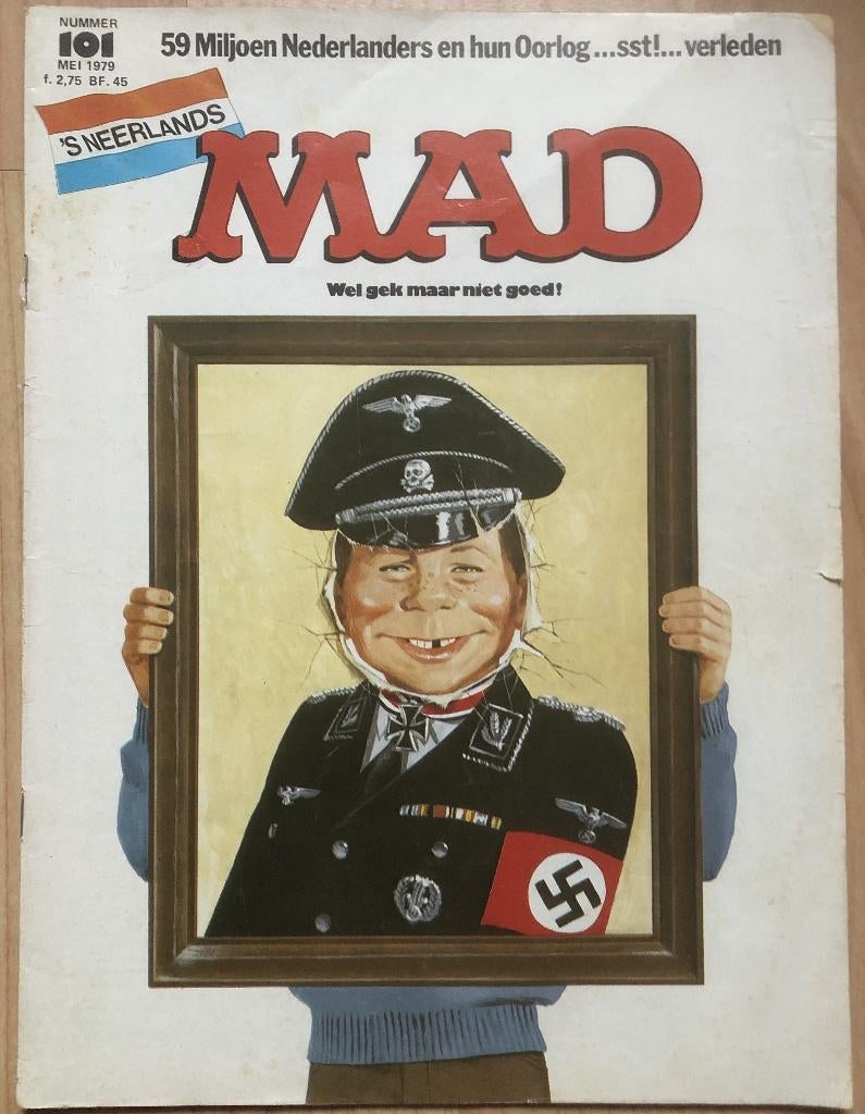 MAD - 59 MILJOEN NEDERLANDERS EN HUN OORLOG -, Boeken, Eén stripboek, Ophalen of Verzenden, Zo goed als nieuw