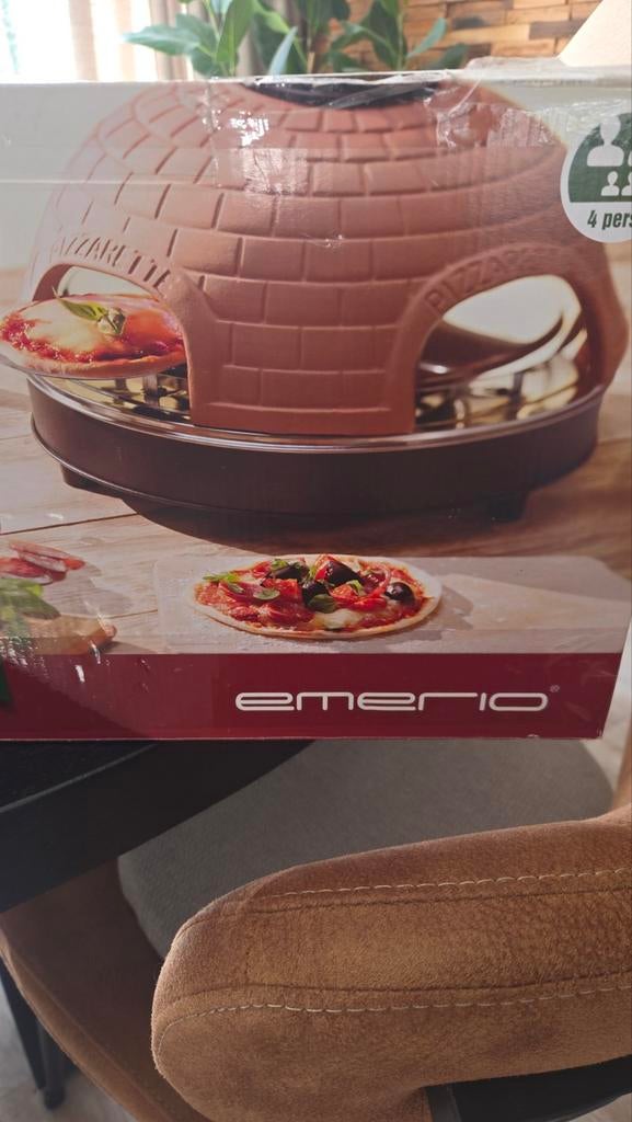 Pizarette voor 4 pers, Witgoed en Apparatuur, Gourmetstellen, Ophalen of Verzenden, Zo goed als nieuw, 4 t/m 7 personen