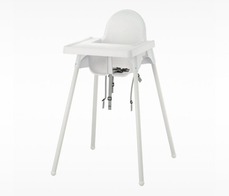 IKEA Antilop kinderstoel met eetblad, Kinderen en Baby's, Kinderstoelen, Ophalen of Verzenden, Gebruikt, Meegroeistoel, Afneembaar eetblad