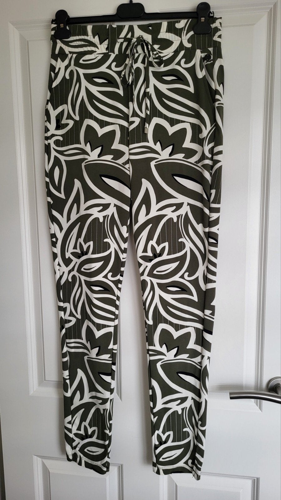 Zoso broek, groen met wit, maat S, Ophalen of Verzenden, Zo goed als nieuw, Maat 36 (S), Lang