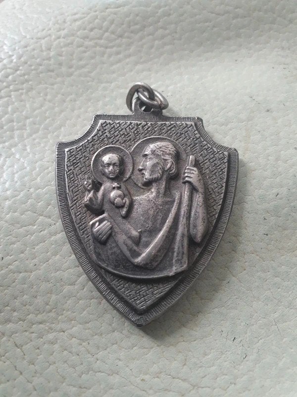 Vintage Sint Christoffel Hanger Churreria Calpe Spanje, Ophalen of Verzenden